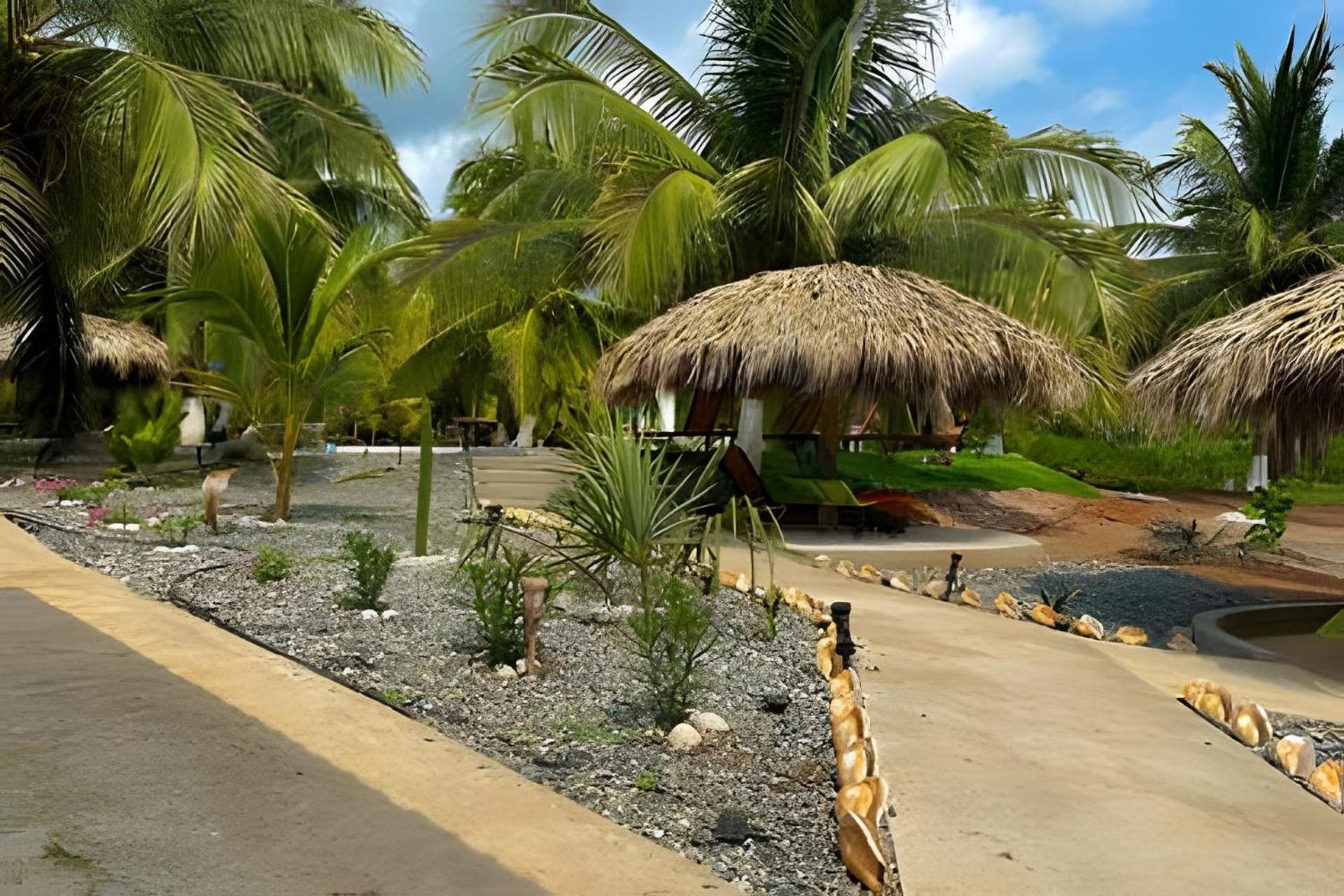 Casa Las Palmas Playa La Saladita 锡瓦塔塔内霍 外观 照片