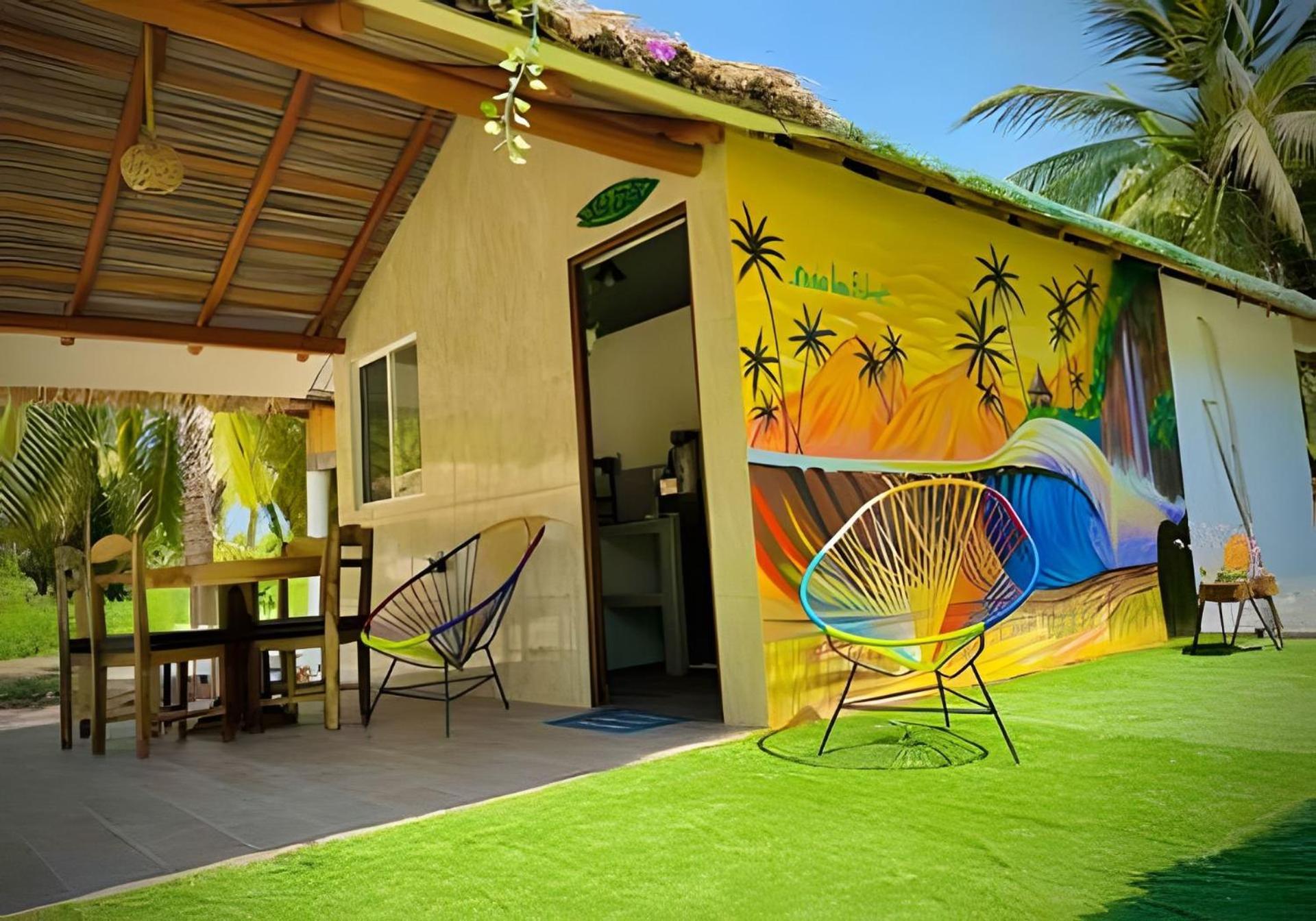 Casa Las Palmas Playa La Saladita 锡瓦塔塔内霍 外观 照片