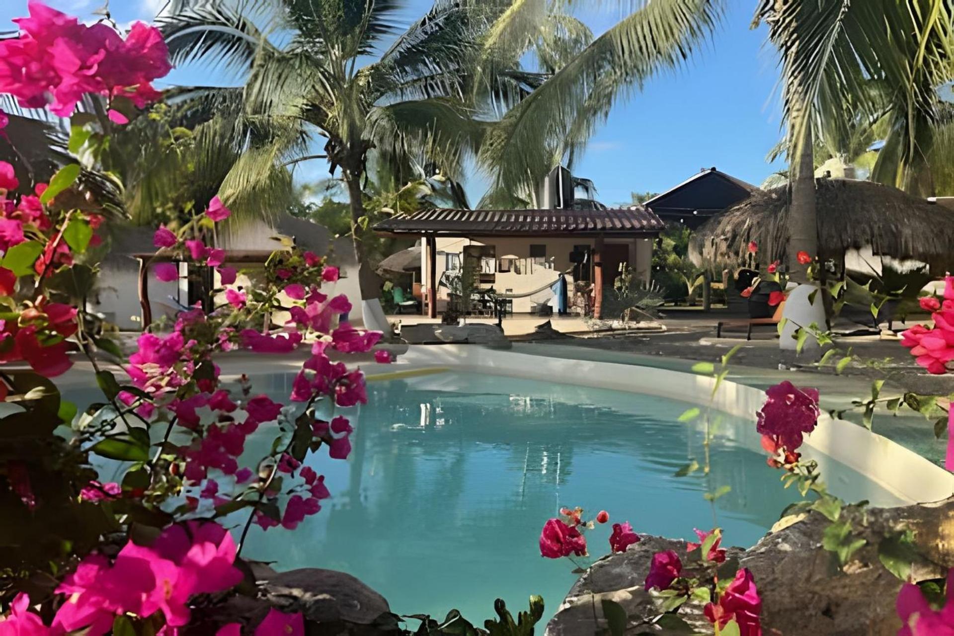 Casa Las Palmas Playa La Saladita 锡瓦塔塔内霍 外观 照片
